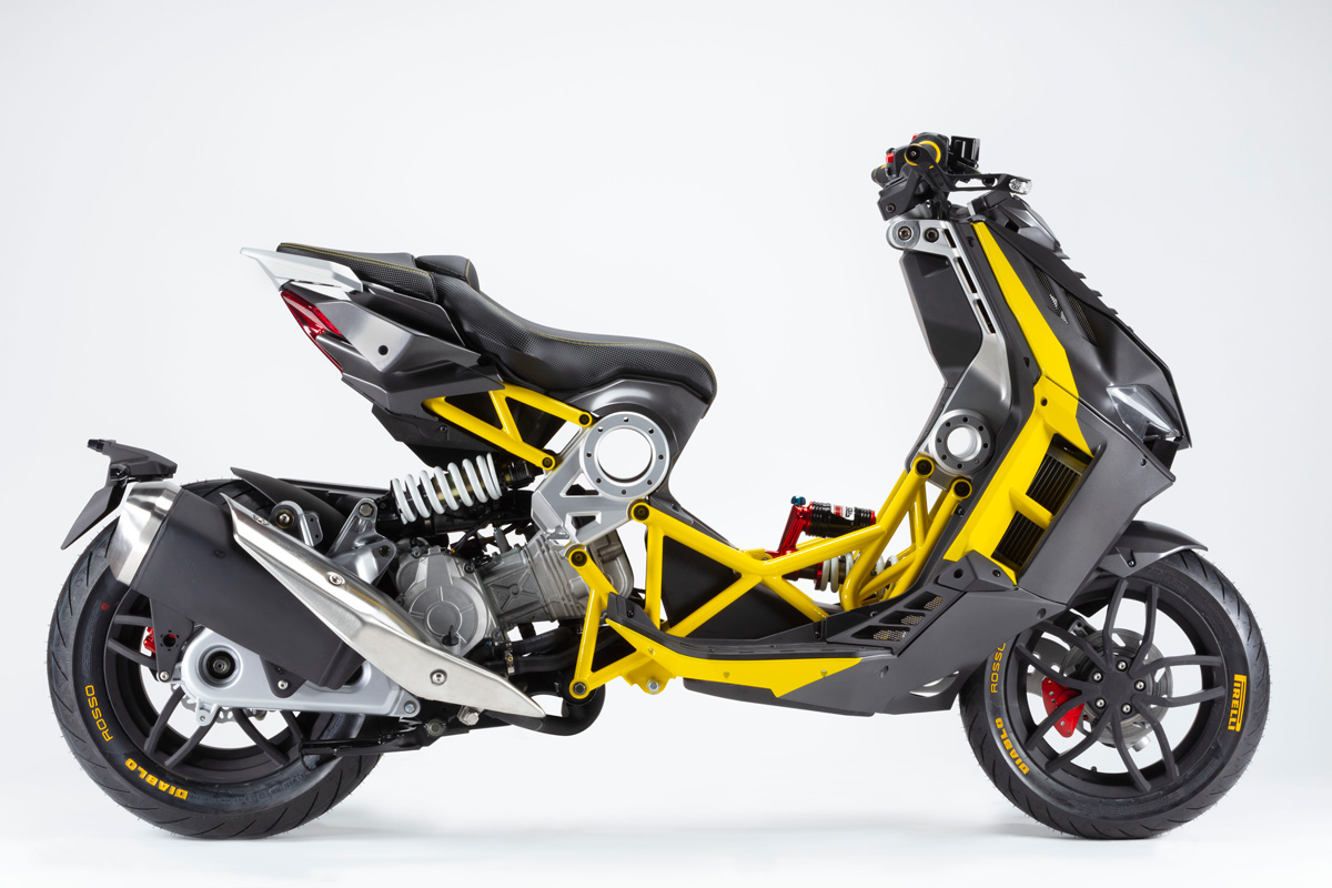 Italjet Dragster 125 Gelb