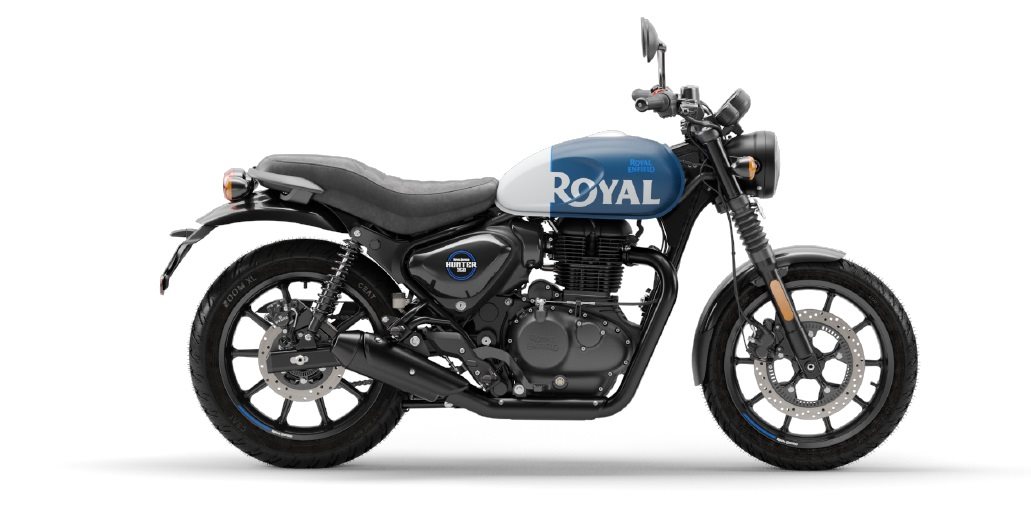 Royal Enfield HNTR 350 EFI Dapper Rebel Blau