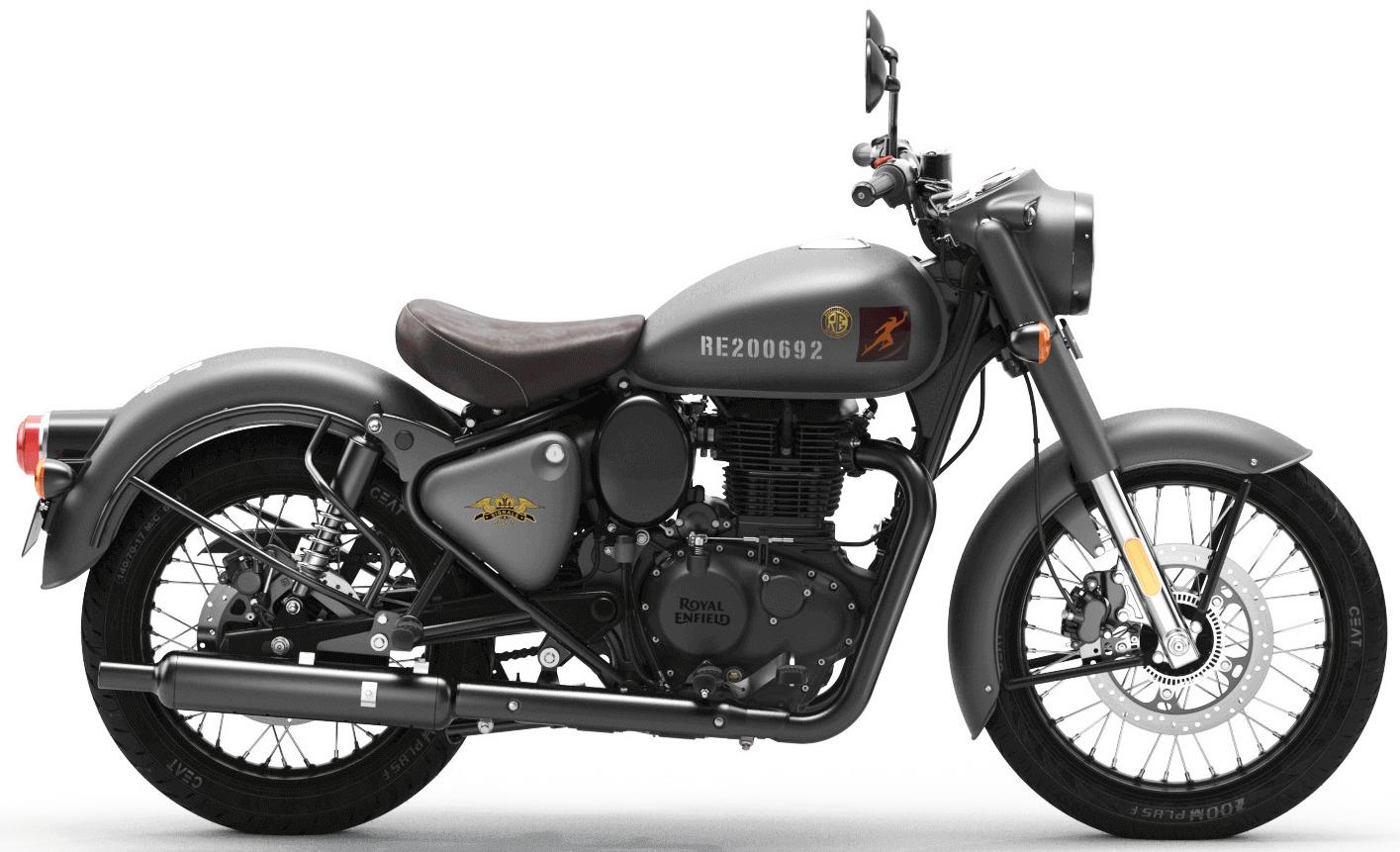 Royal Enfield HNTR 350 EFI Signals Marsh Grey